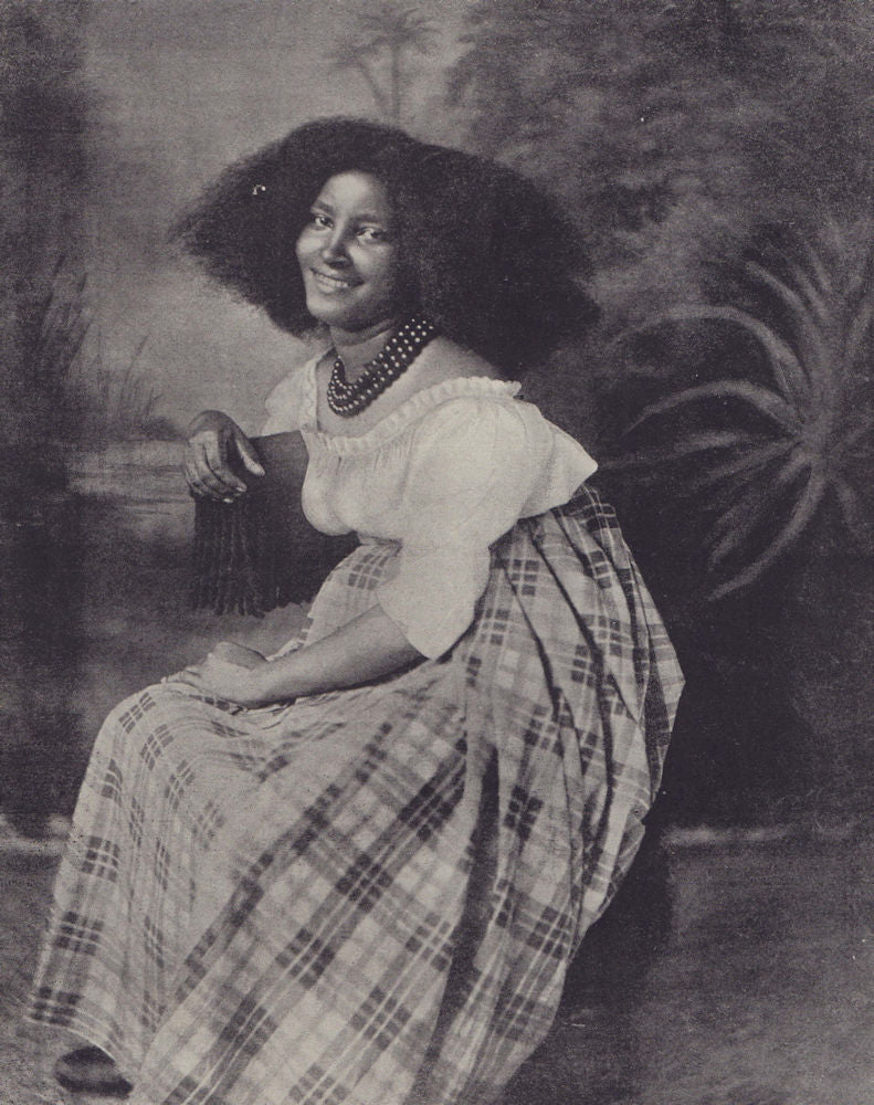 A Creole lady, French West Indies. Martinique or Guadeloupe. STODDARD 1895